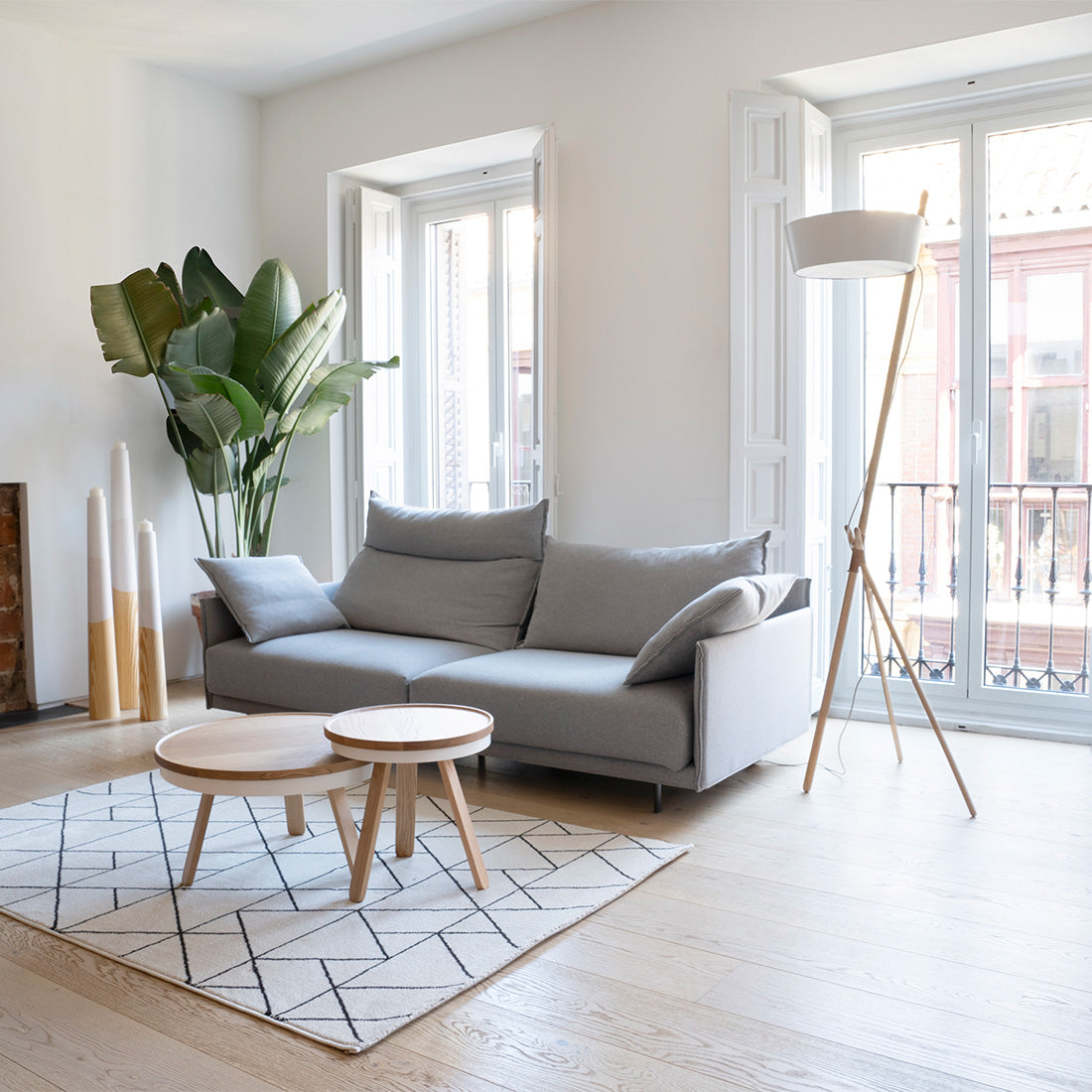 Bijzettafel - Batea S Wit