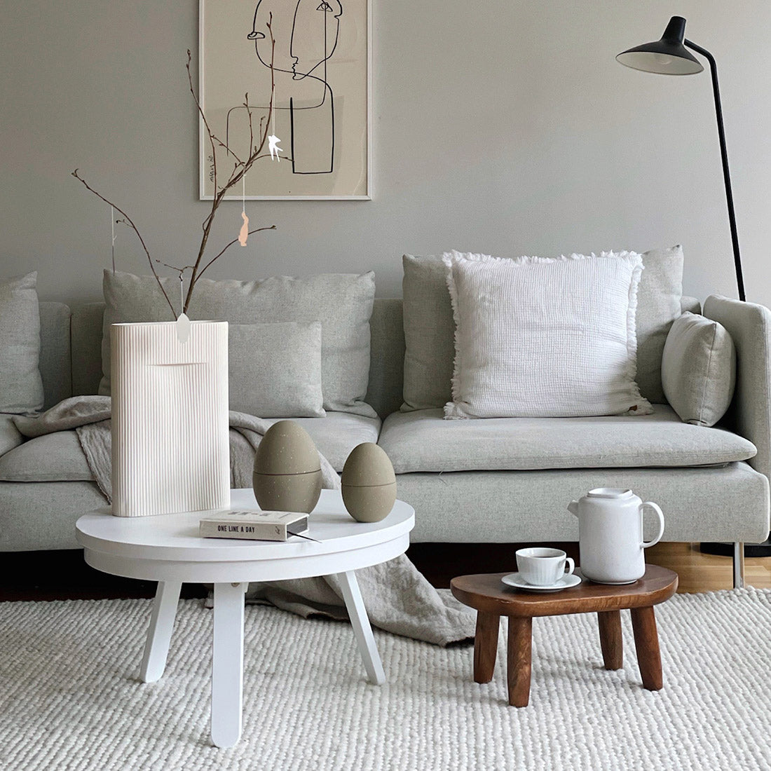 Salontafel - Batea M Wit