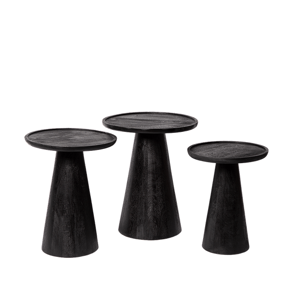 Bijzettafel - Ultimo S/3 zwart