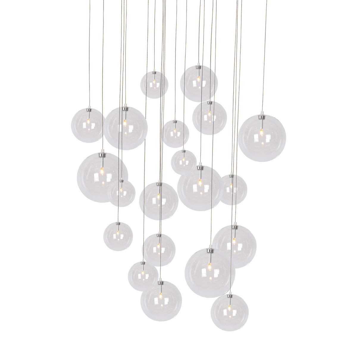Hanglamp - Camau 20 antique brass