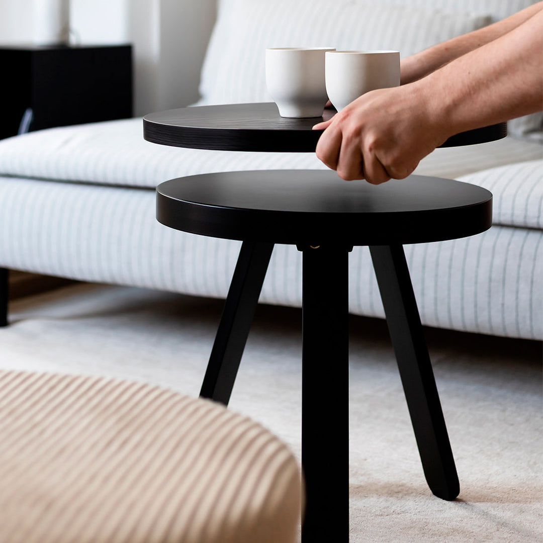 Salontafel set - Batea M+S Eiken zwart & zwart