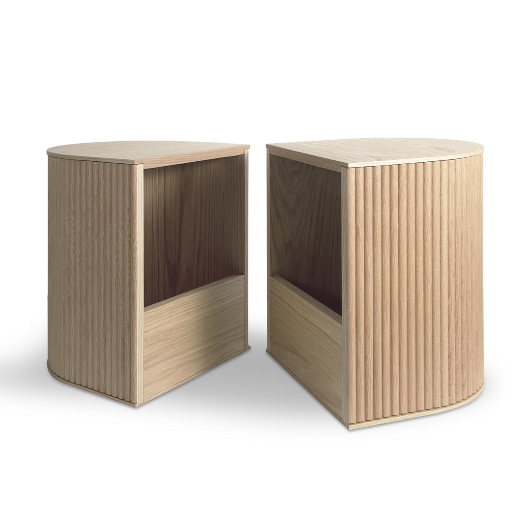 Salontafel - Duna Duo Wit eiken