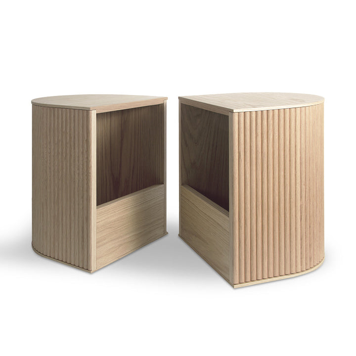 Salontafel - Duna Duo Wit eiken
