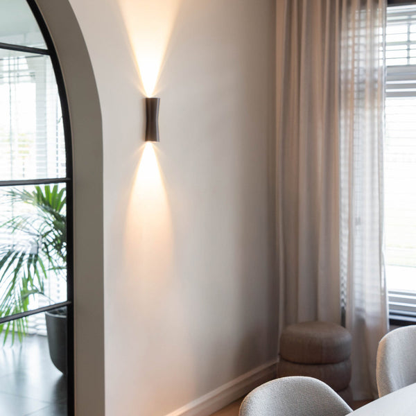 Wandlamp - Thiery geborsteld brons