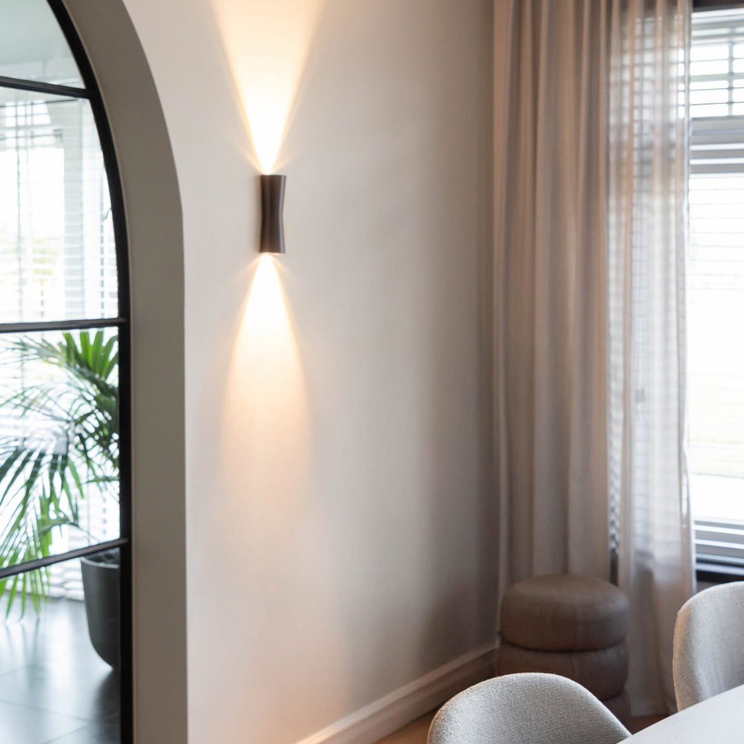 Wandlamp - Thiery geborsteld brons