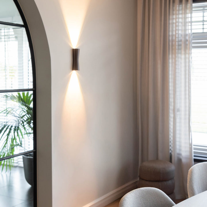 Wandlamp - Thiery geborsteld brons