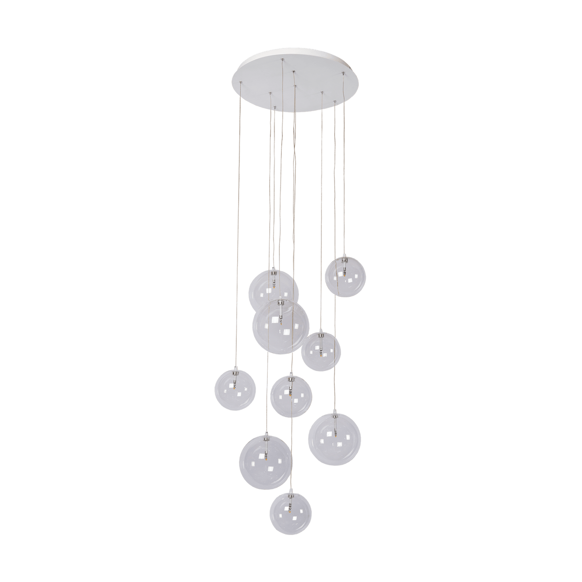 Hanglamp - Camau 9 wit