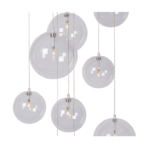 Hanglamp - Camau 9 wit