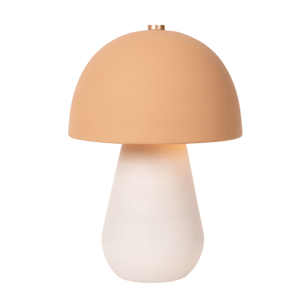 Tafellamp - Sacha gebroken wit-terracotta