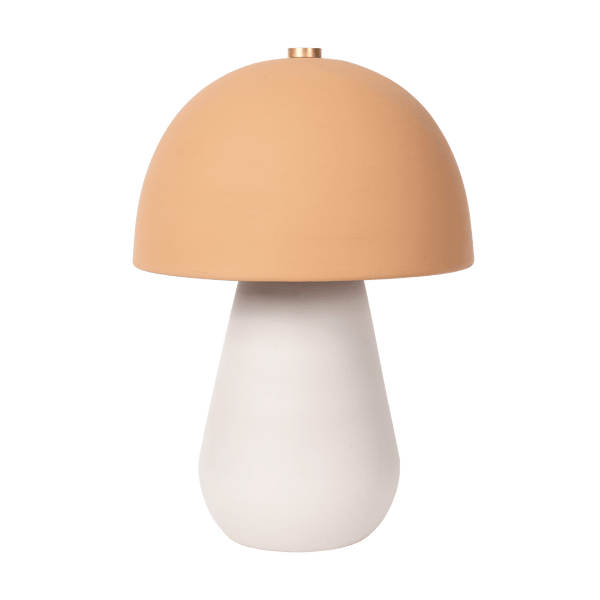 Tafellamp - Sacha gebroken wit-terracotta