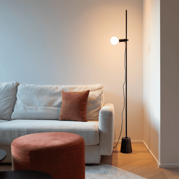 Globe mat wit LED E27 | dimbaar