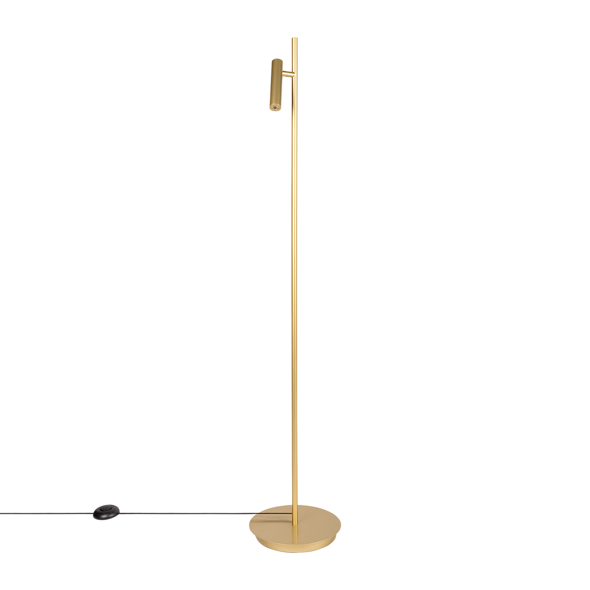 Vloerlamp - Statement antique brass