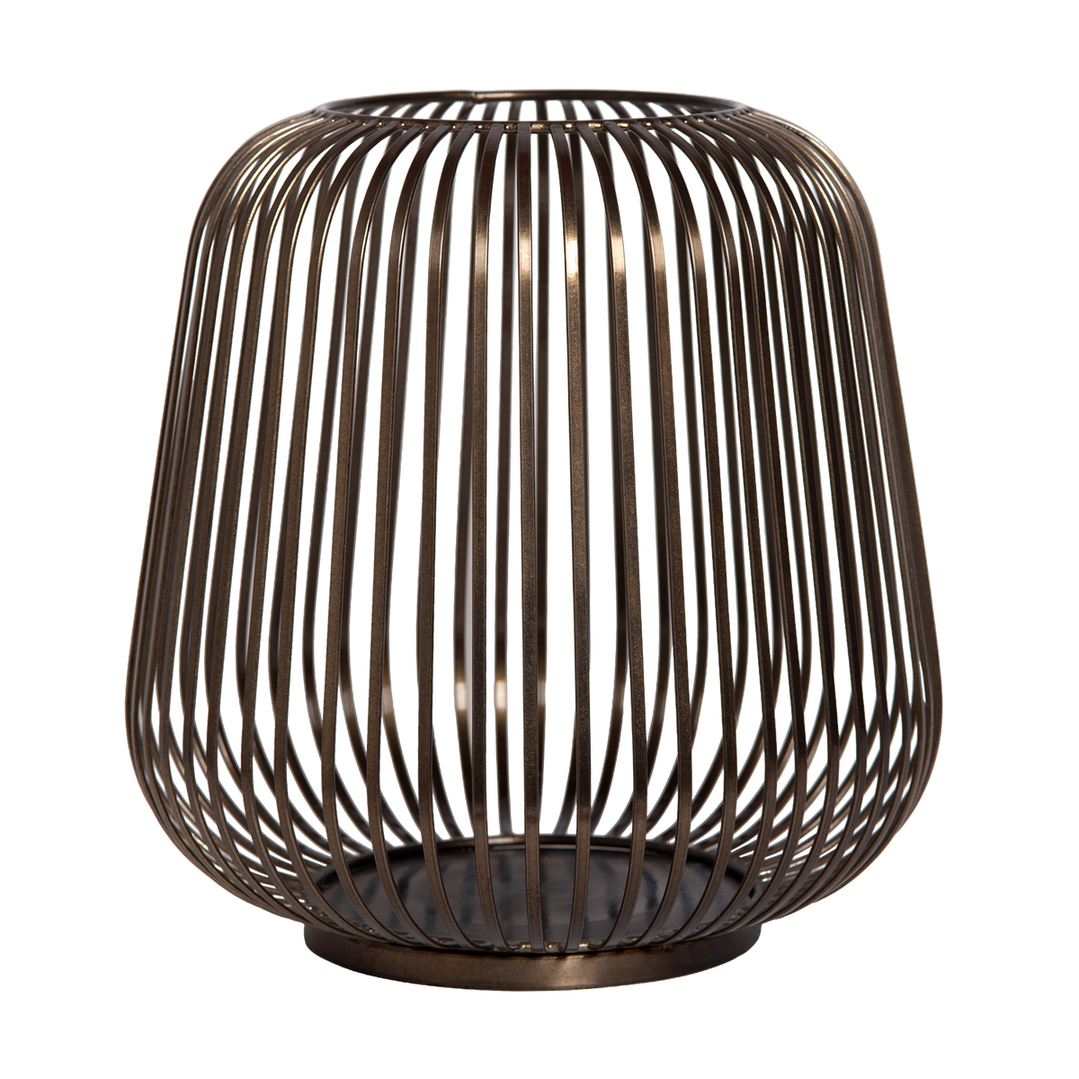 Kaarshouder - Dante L geborsteld brons