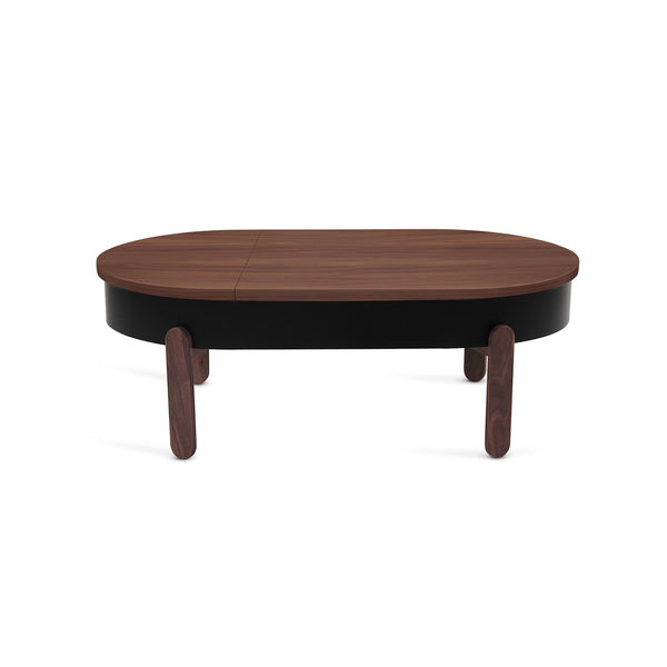 Salontafel - Batea L Walnoot & zwart