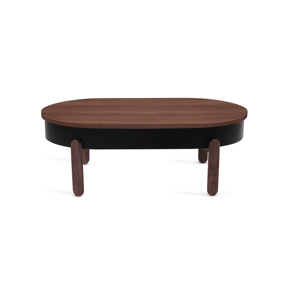 Salontafel - Batea L Walnoot & zwart