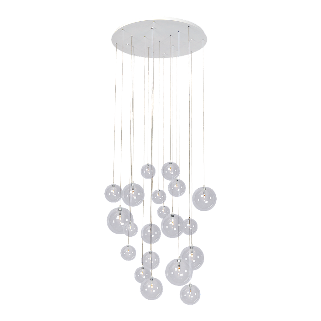 Hanglamp - Camau 20 wit
