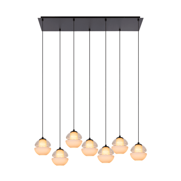 Hanglamp - Reese 7 rechthoek