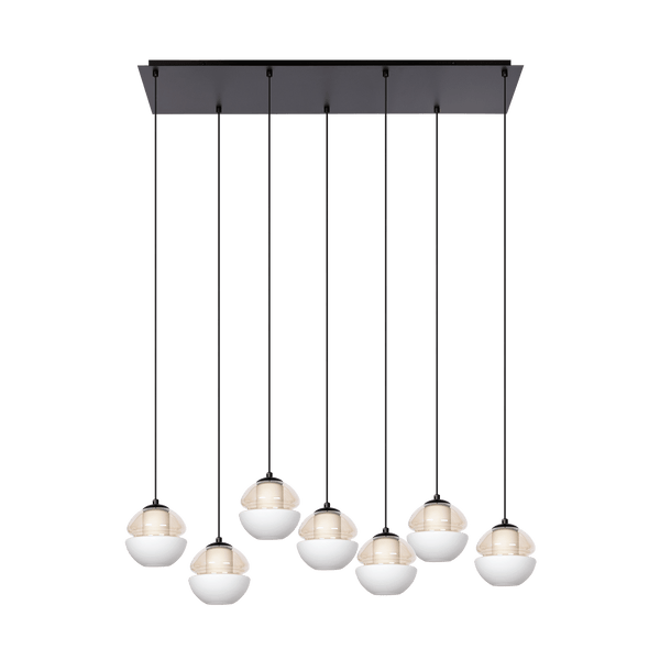 Hanglamp - Reese 7 rechthoek