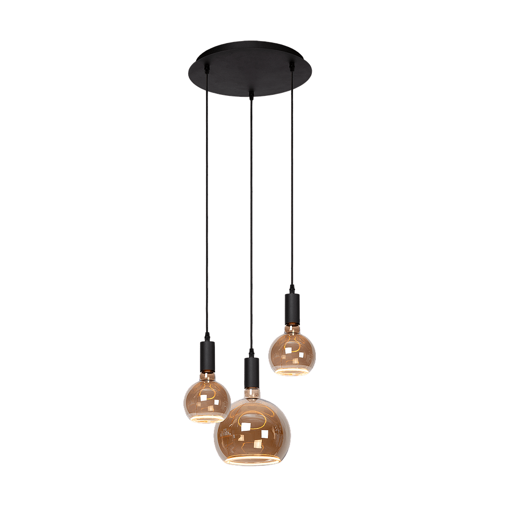 Hanglamp - Sapa 3 incl. Floating Globe lichtbronnen