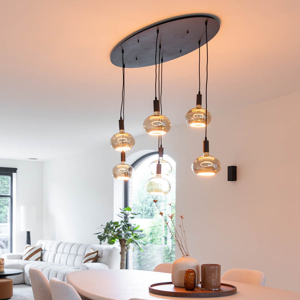 Hanglamp - Yoki 7 incl. Floating Oval
