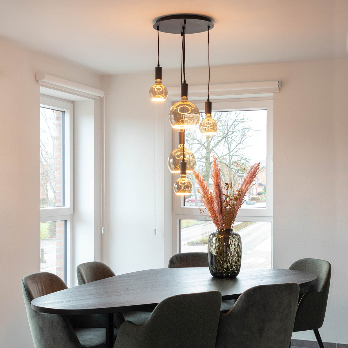 Hanglamp - Sapa 5 incl. Floating Globe