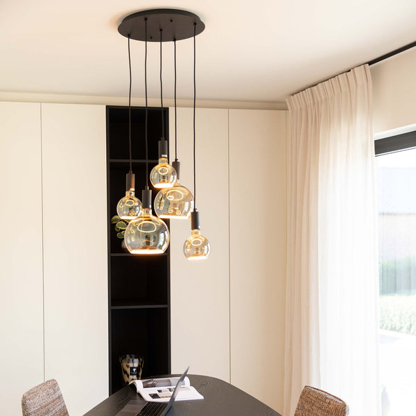 Hanglamp - Sapa 5 incl. Floating Globe
