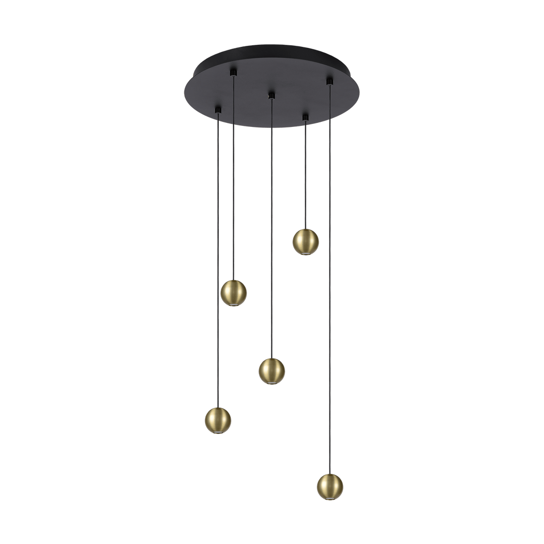 Hanglamp - Balls 5 goud rond