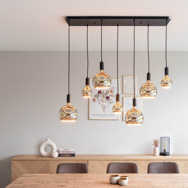 Hanglamp - Hanoi incl. Floating Globe lichtbronnen