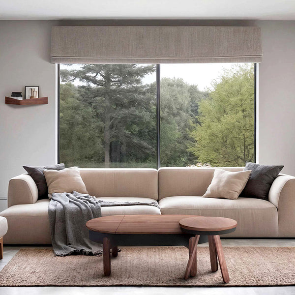 Salontafel set - Batea L+S Walnoot & zwart
