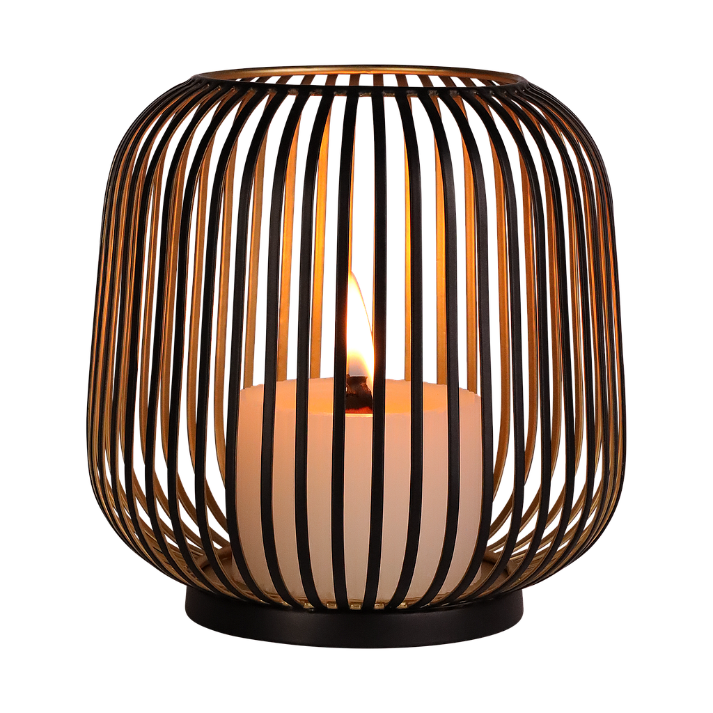 Kaarshouder - Dante M zwart goud