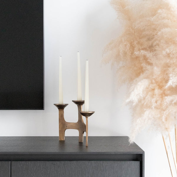 Kaarshouder - Amour S/3 antique brass