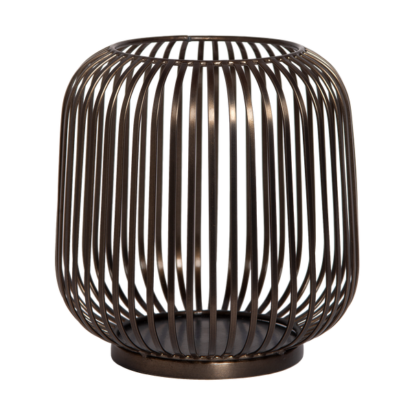 Kaarshouder - Dante M geborsteld brons