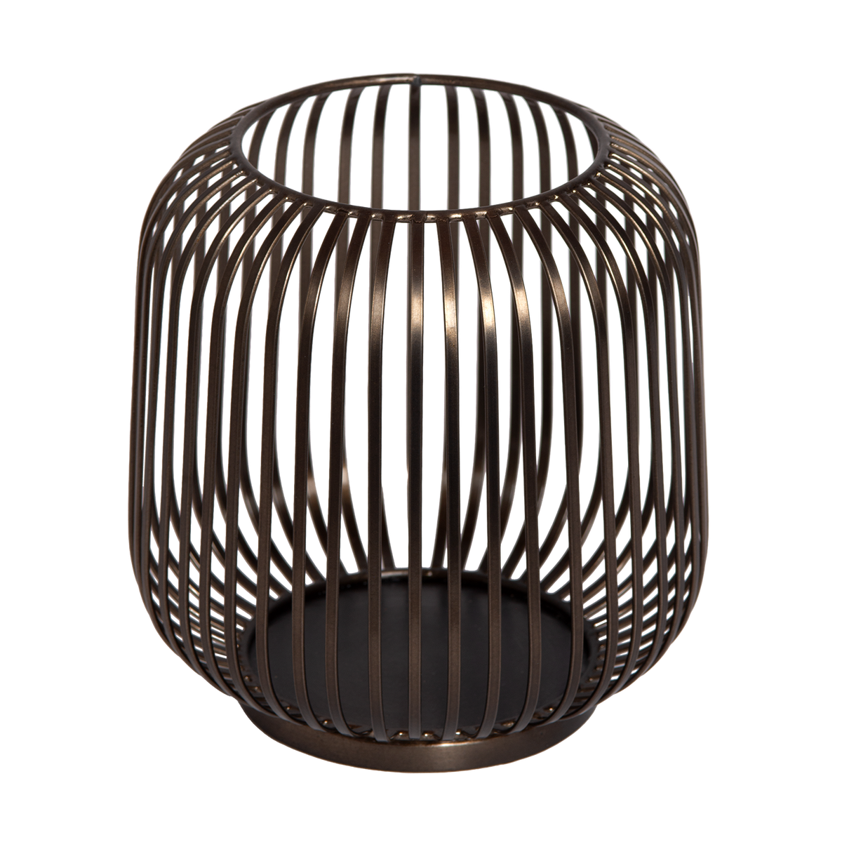 Kaarshouder - Dante M geborsteld brons