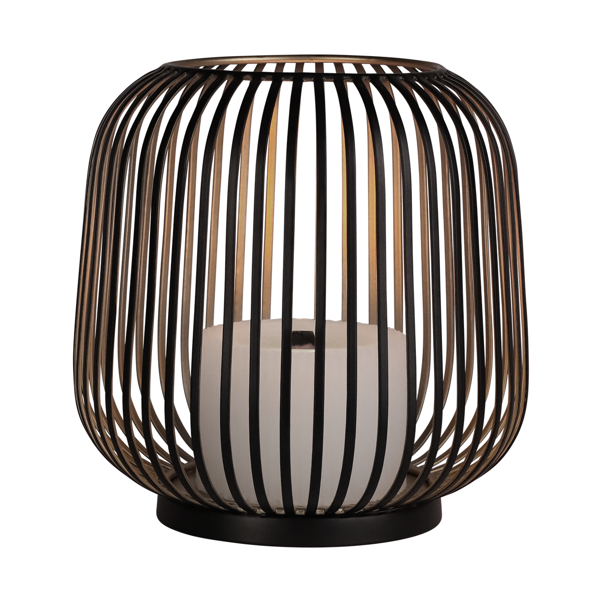 Kaarshouder - Dante M zwart goud