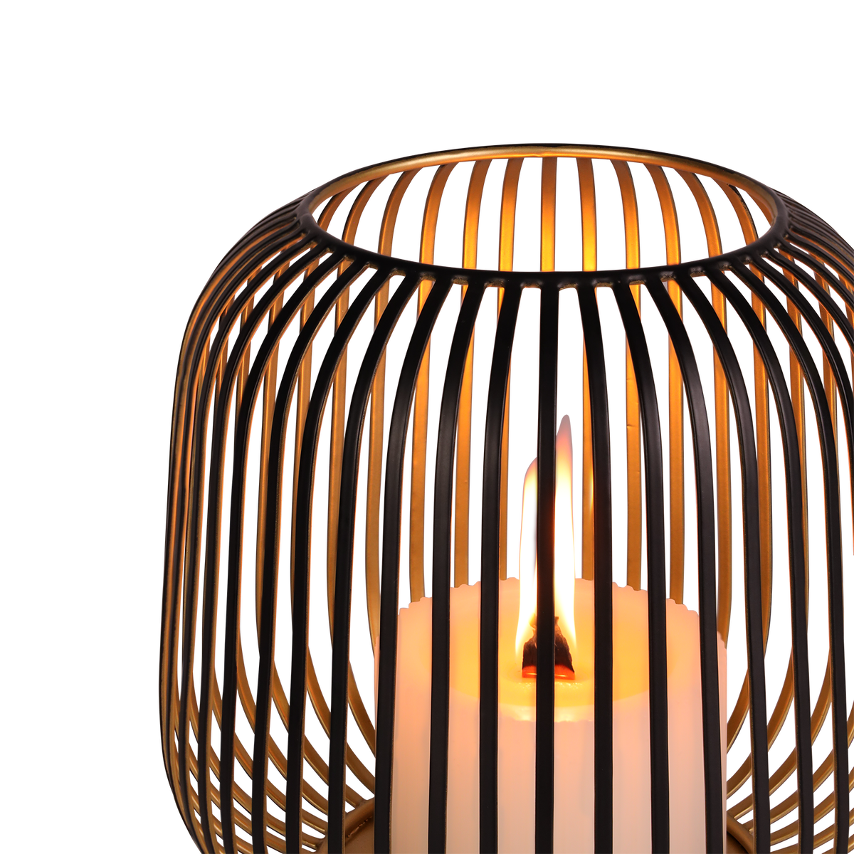 Kaarshouder - Dante M zwart goud