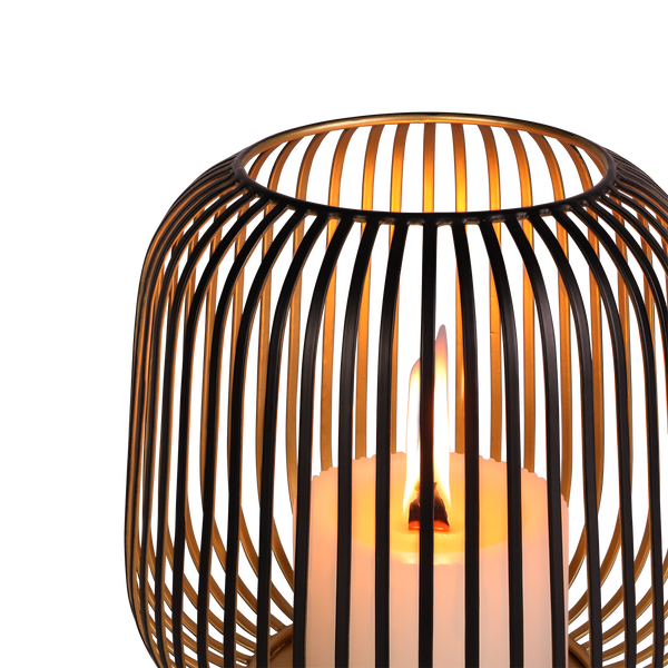 Kaarshouder - Dante M zwart goud