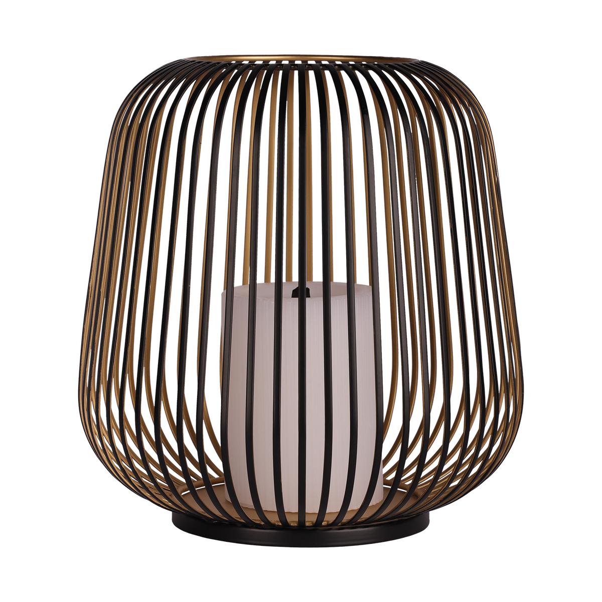 Kaarshouder - Dante L zwart goud