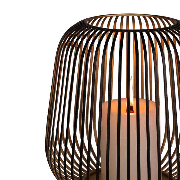 Kaarshouder - Dante L zwart goud