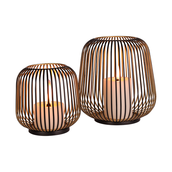 Kaarshouder - Dante M zwart goud