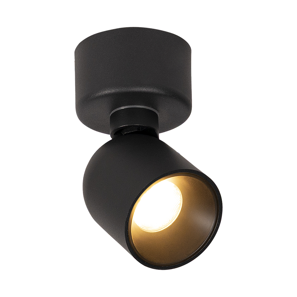 Opbouwspot - Nox 1 zwart