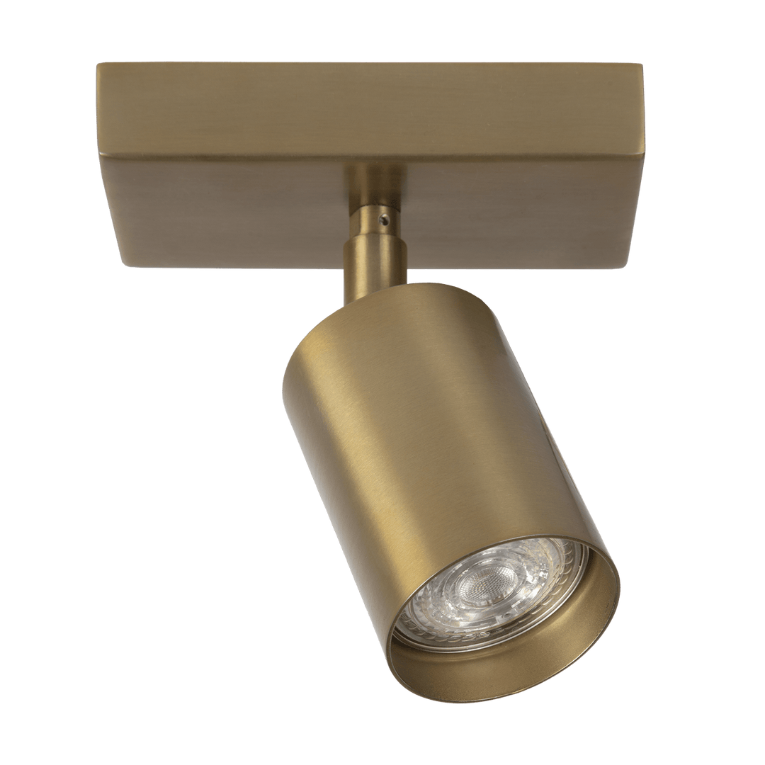 Opbouwspot - Darcy 1 antique brass