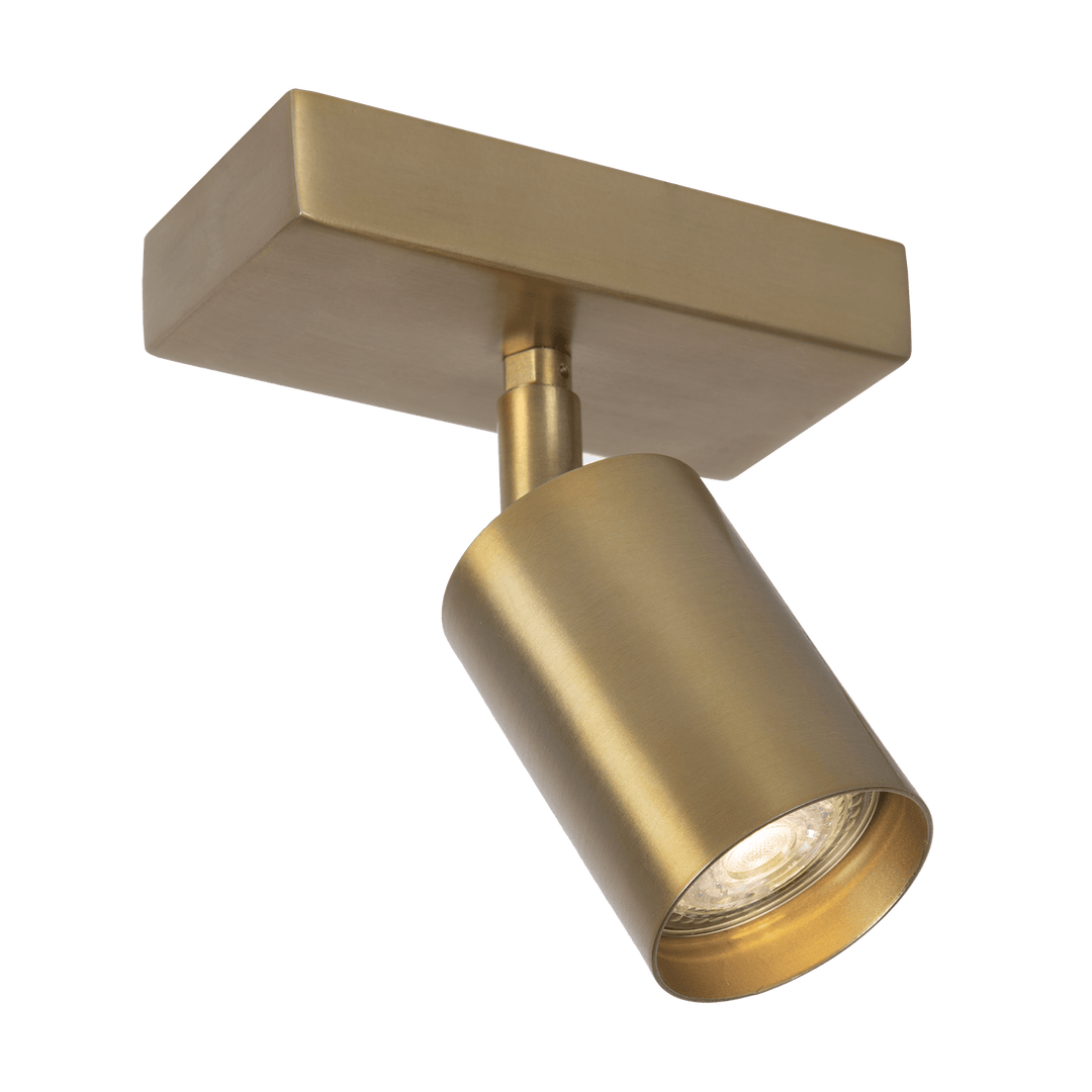 Opbouwspot - Darcy 1 antique brass