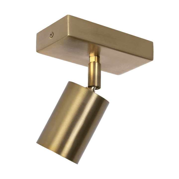 Opbouwspot - Darcy 1 antique brass