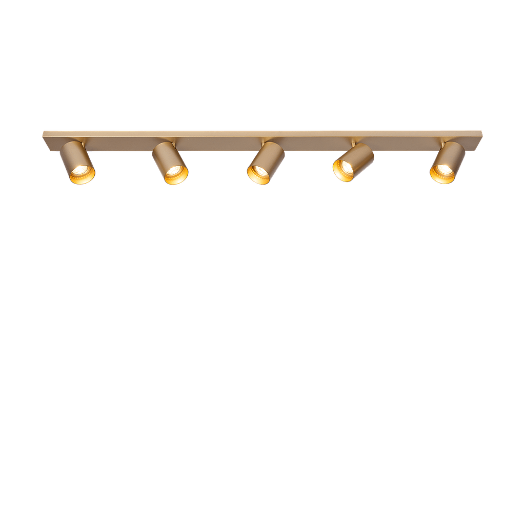 Plafondlamp - Nuo 5 goud