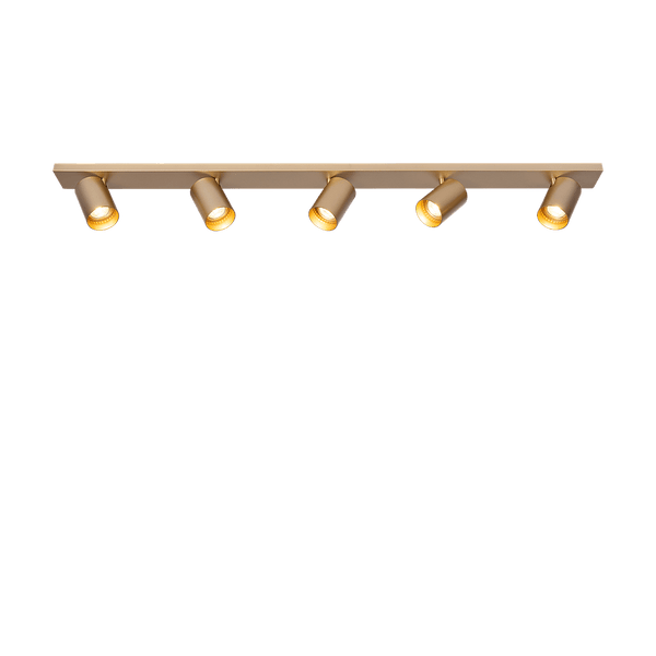 Plafondlamp - Nuo 5 goud