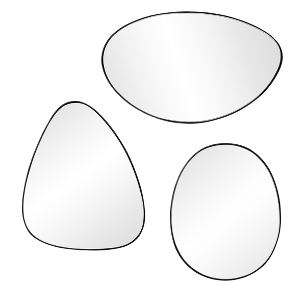Spiegel - Stone set van 3 (S+M+L)
