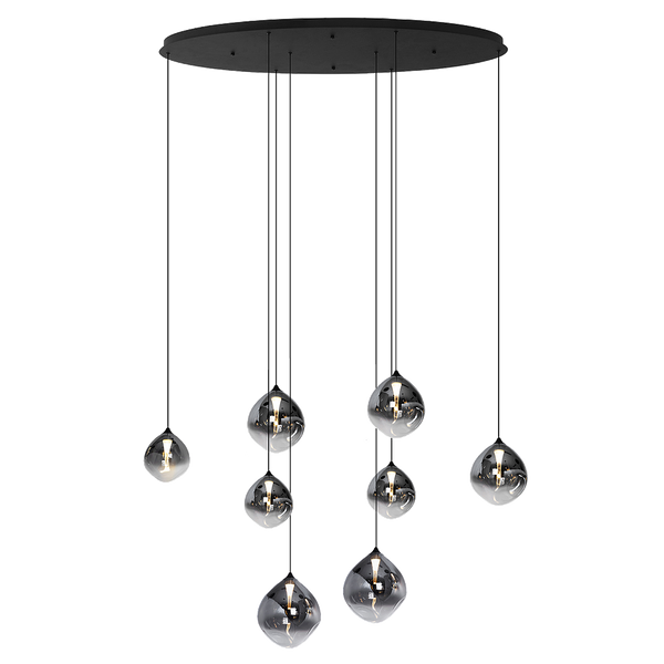 Hanglamp - Rosado 8 ovaal