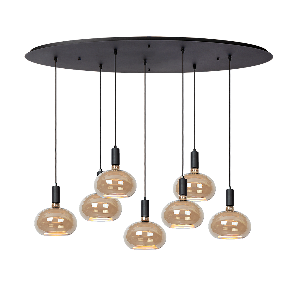 Hanglamp - Yoki 7 incl. Floating Oval