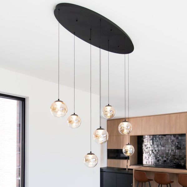 Hanglamp - Monza 8 ovaal