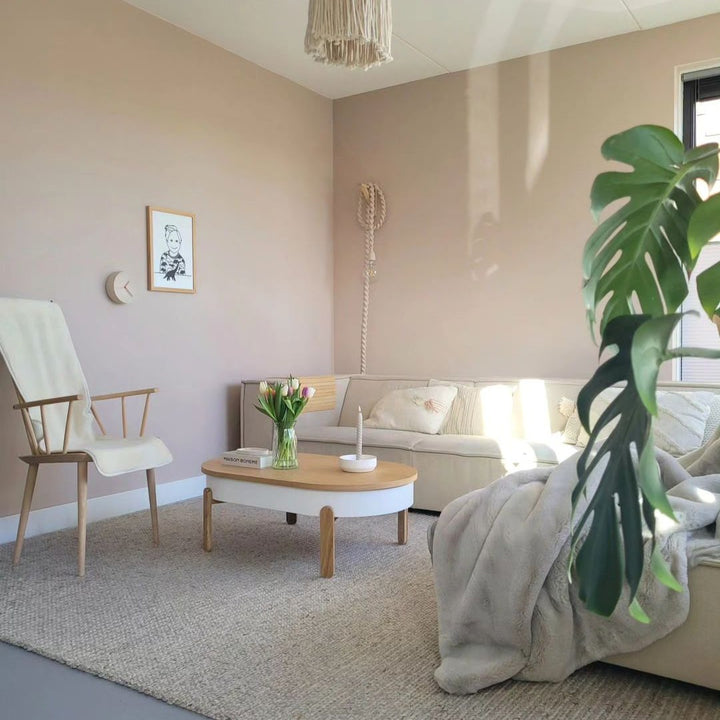 Salontafel - Batea L Eiken & wit